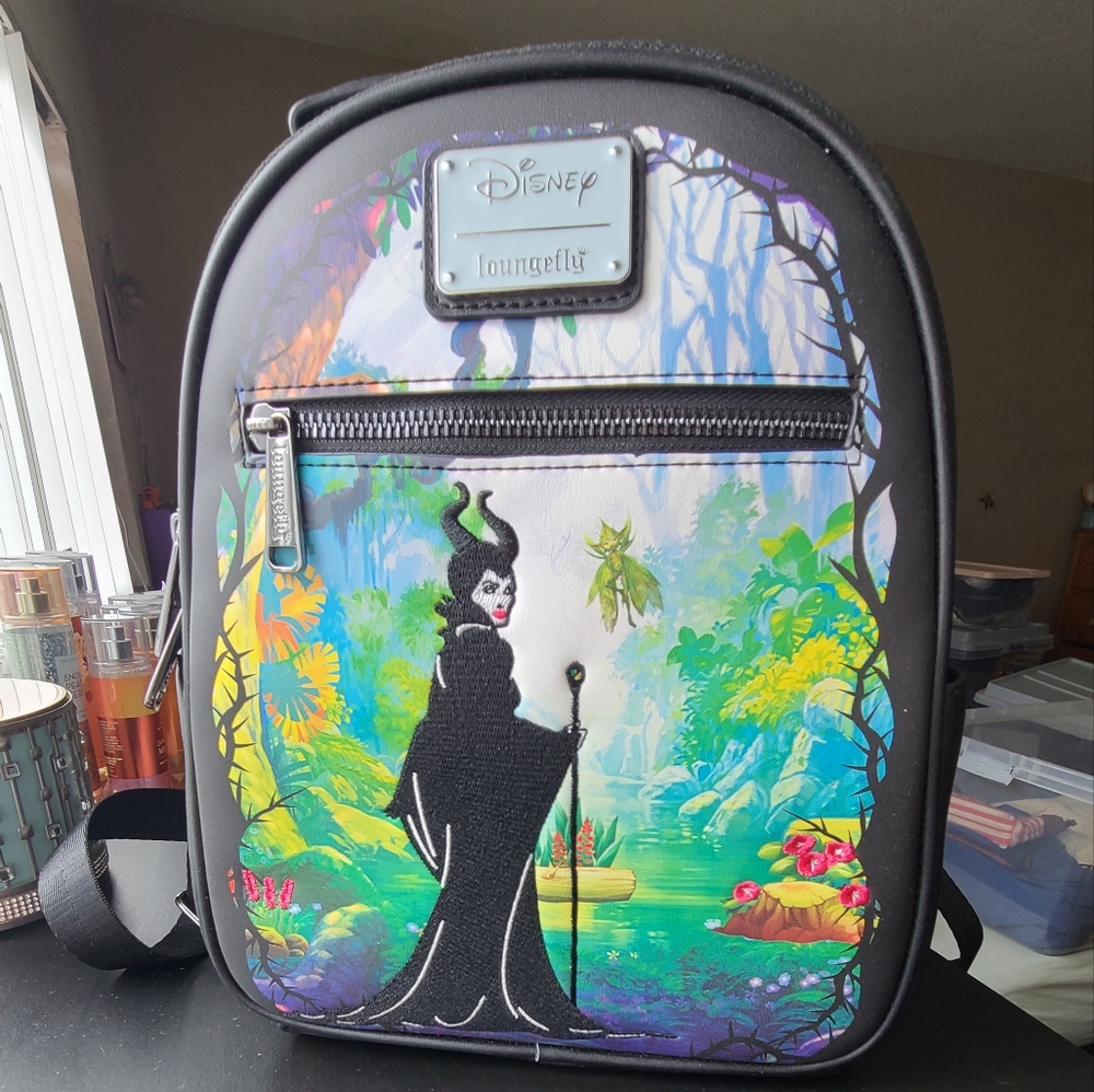 Loungefly Black Backpack with Unique Design